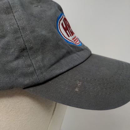 HERO I Am One Blood Slideback Hat Gray One Size Adjustable Embroidered Cotton