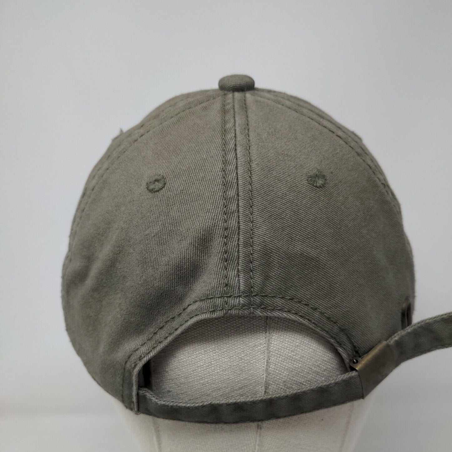 Gettysburg Slideback Hat Greenish-Brown One Size Adjustable Embroidered Jhats