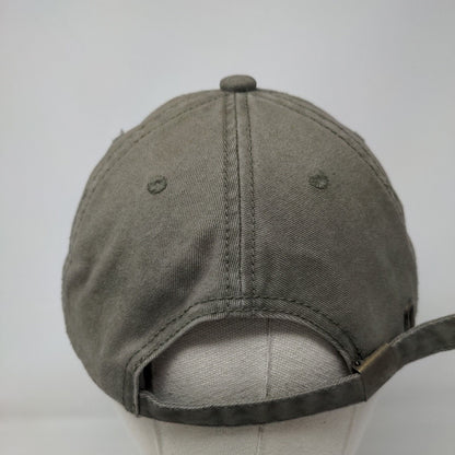 Gettysburg Slideback Hat Greenish-Brown One Size Adjustable Embroidered Jhats