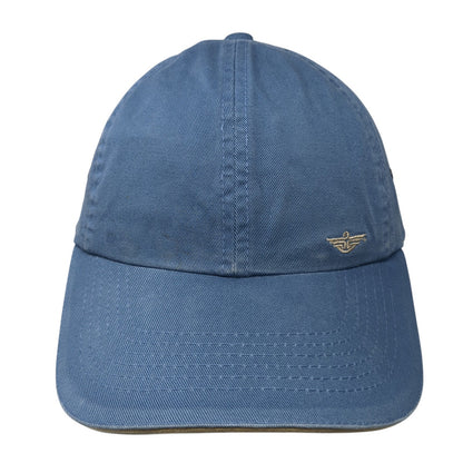 Dockers Slideback Hat Blue One Size Adjustable Embroidered 6 Panel