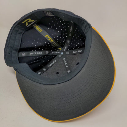 Richardson Men's Fitted Hat Blue Size XS-S Embroidered Shuckers Logo