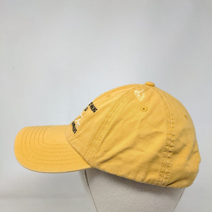 Great Smoky Mountains Strapback Hat Tanish-Yellow OSFM Embroidered Otto