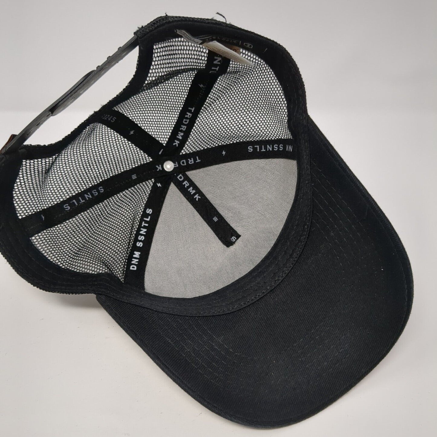 Dnm Corps Estd. 2013 Snapback Mesh Back Trucker Hat Black One Size