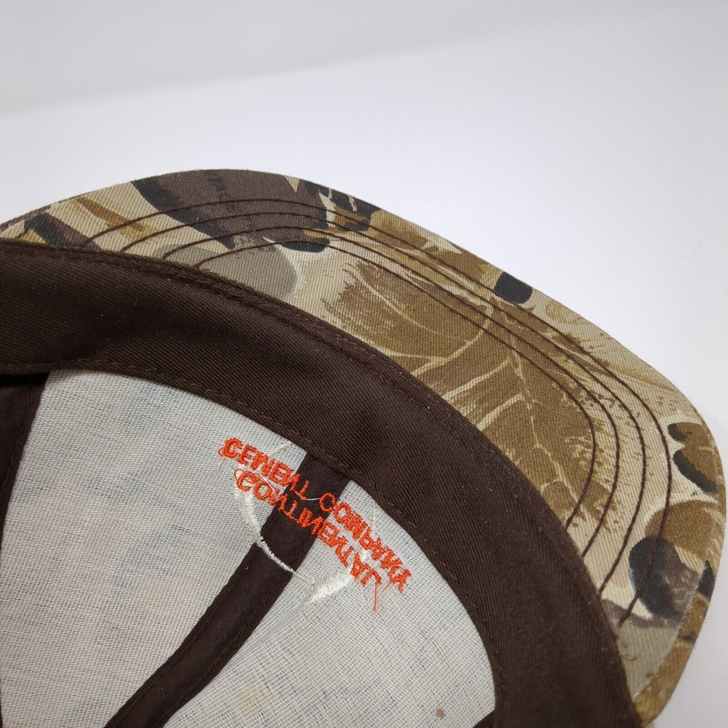 Continental Cement Company Snapback Hat Camo One Size Adjustable Hunting