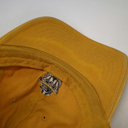 Mad Engine Smokey Bear Baseball Cap Yellow One Size Slideback Cotton Hat Mascot