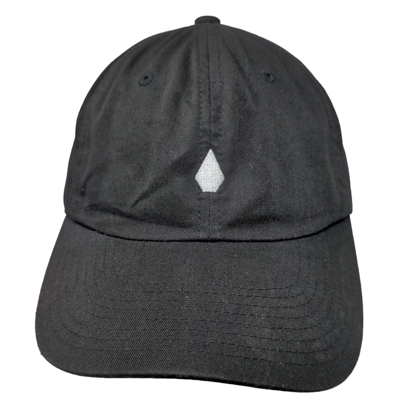Volcom Slideback Hat Black One Size Embroidered Adjustable Genuine