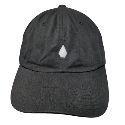 Volcom Slideback Hat Black One Size Embroidered Adjustable Genuine