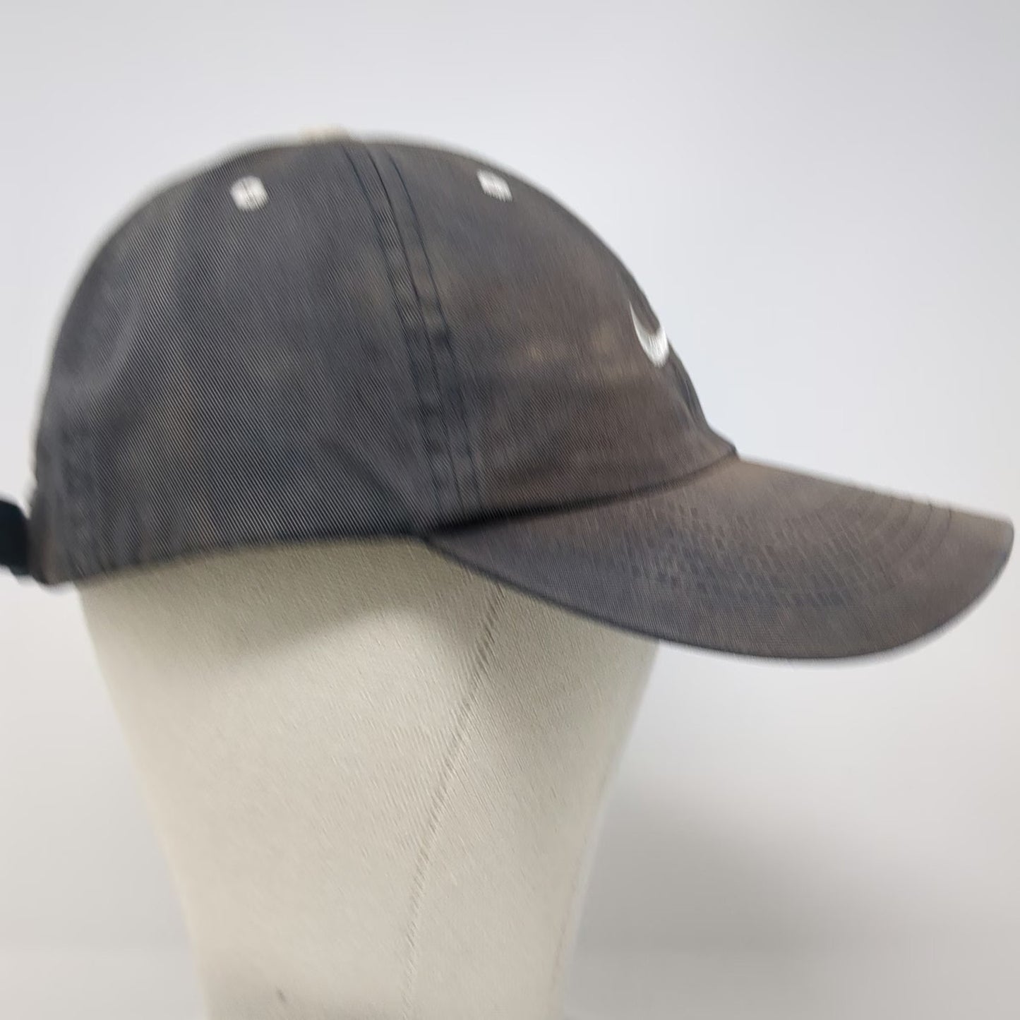 Nike Baseball Cap Blue OSFM Swoosh Golf Ignite Cotton Slideback Adjustable Hat