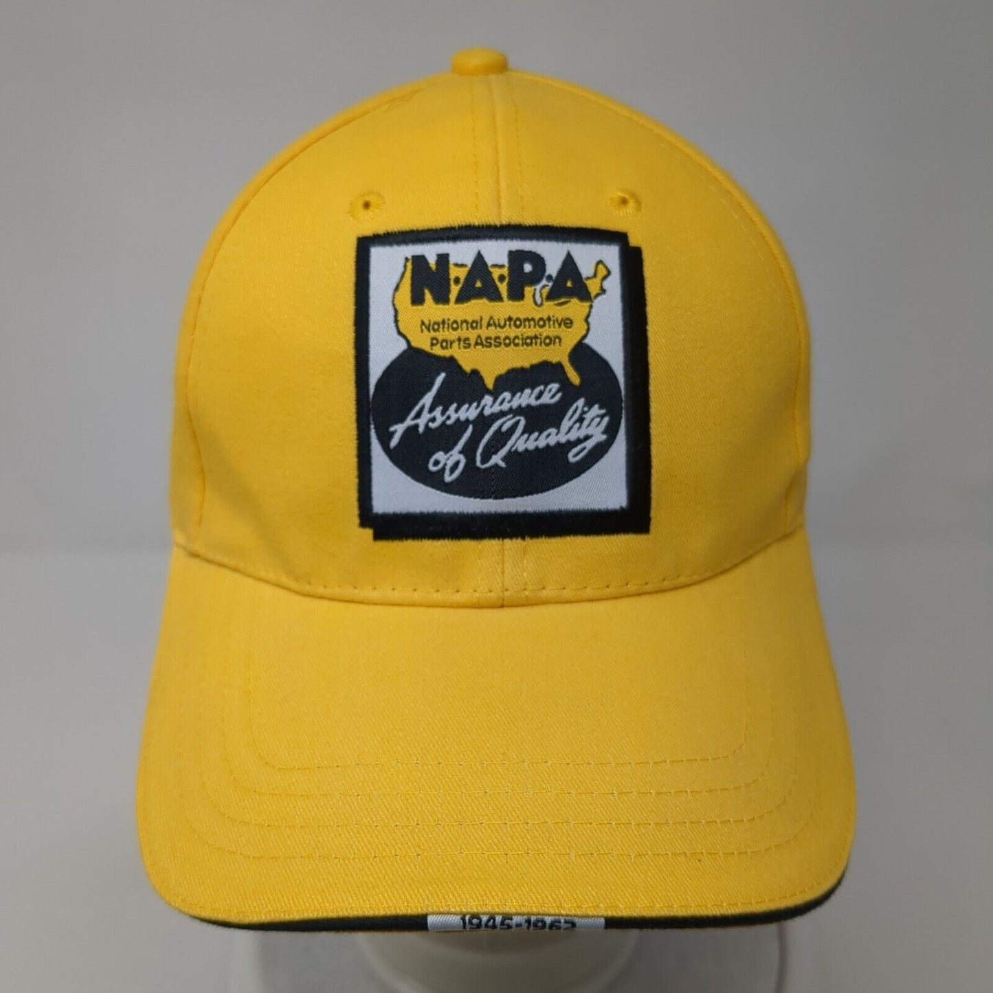 NAPA Assurance of Quality Slideback Hat Yellow One Size Adjustable