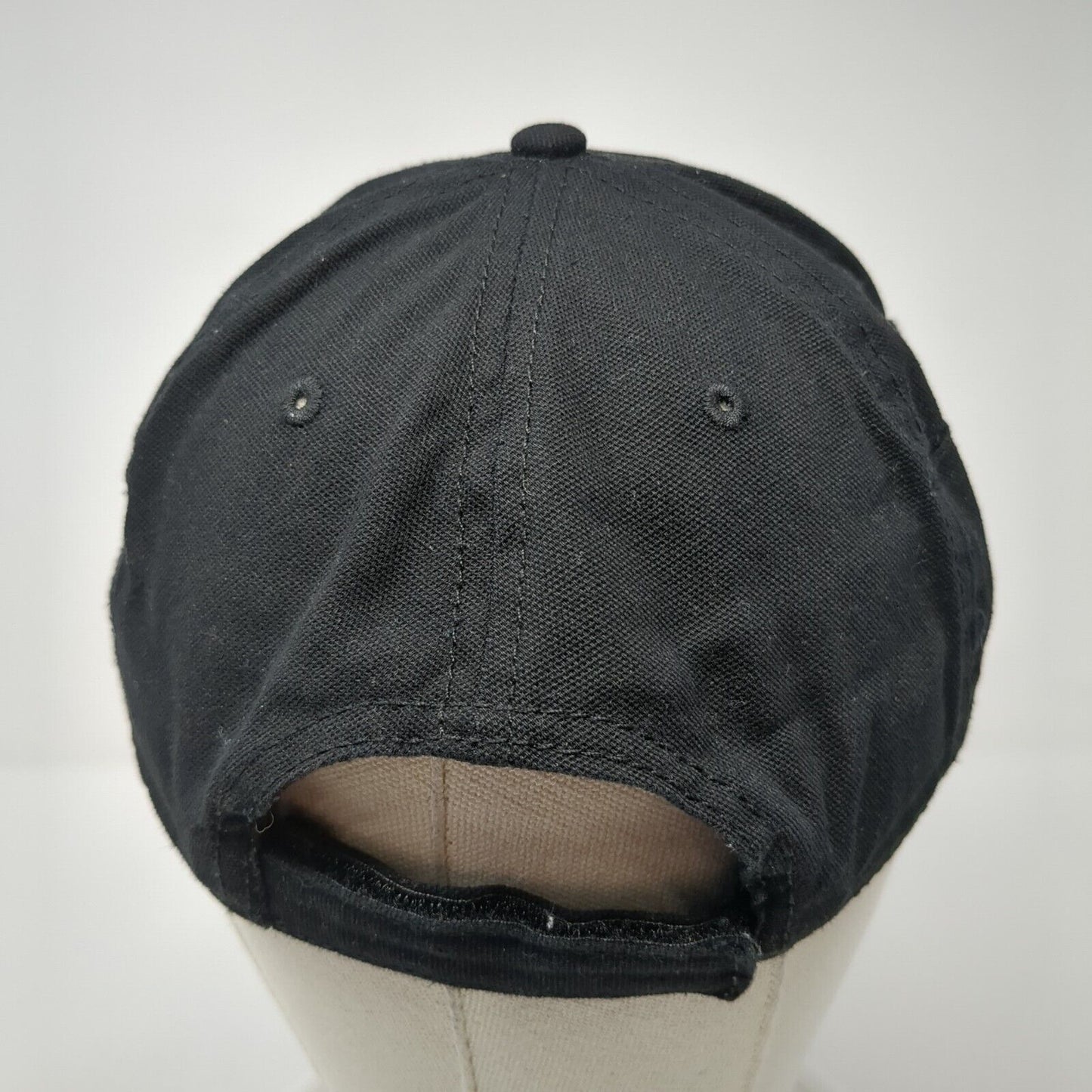 George Strapback Baseball Cap Black One Size Adjustable Colorblock Blank