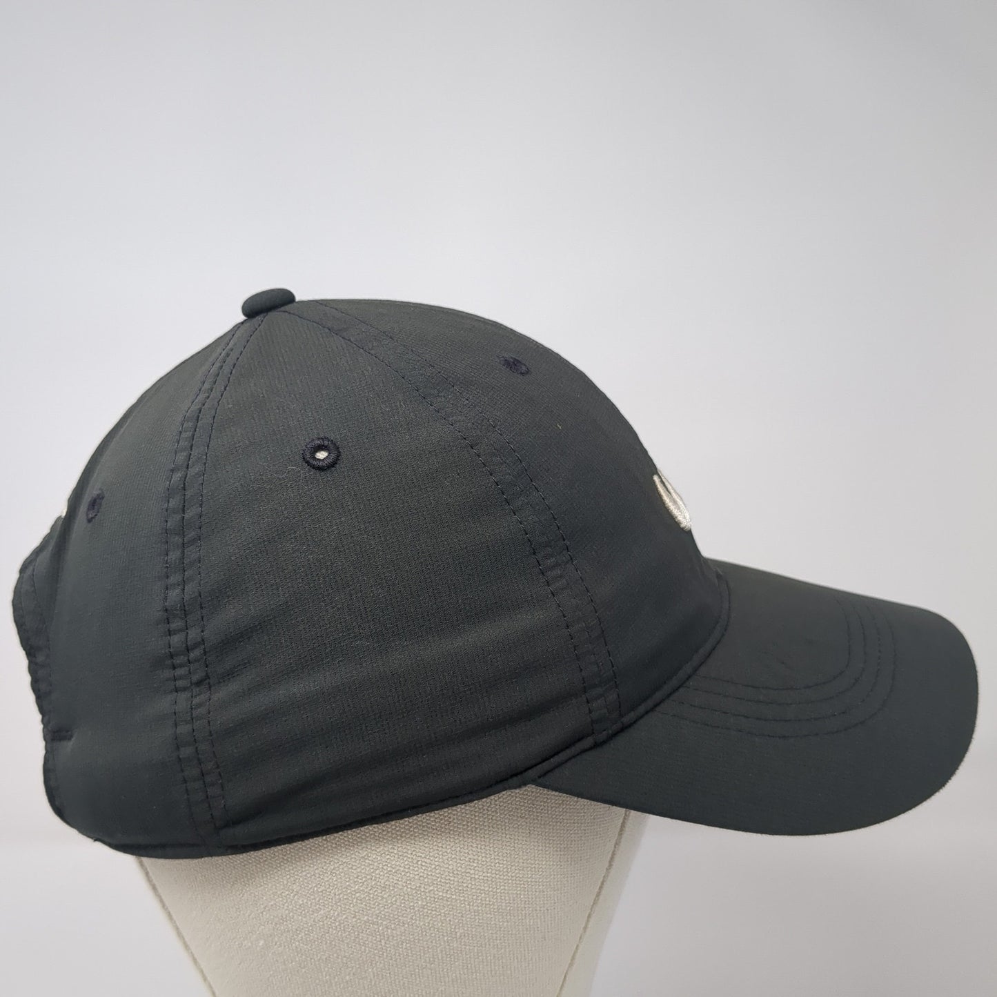 Nike Swoosh Strapback Golf Hat Black One Size Embroidered Outdoor