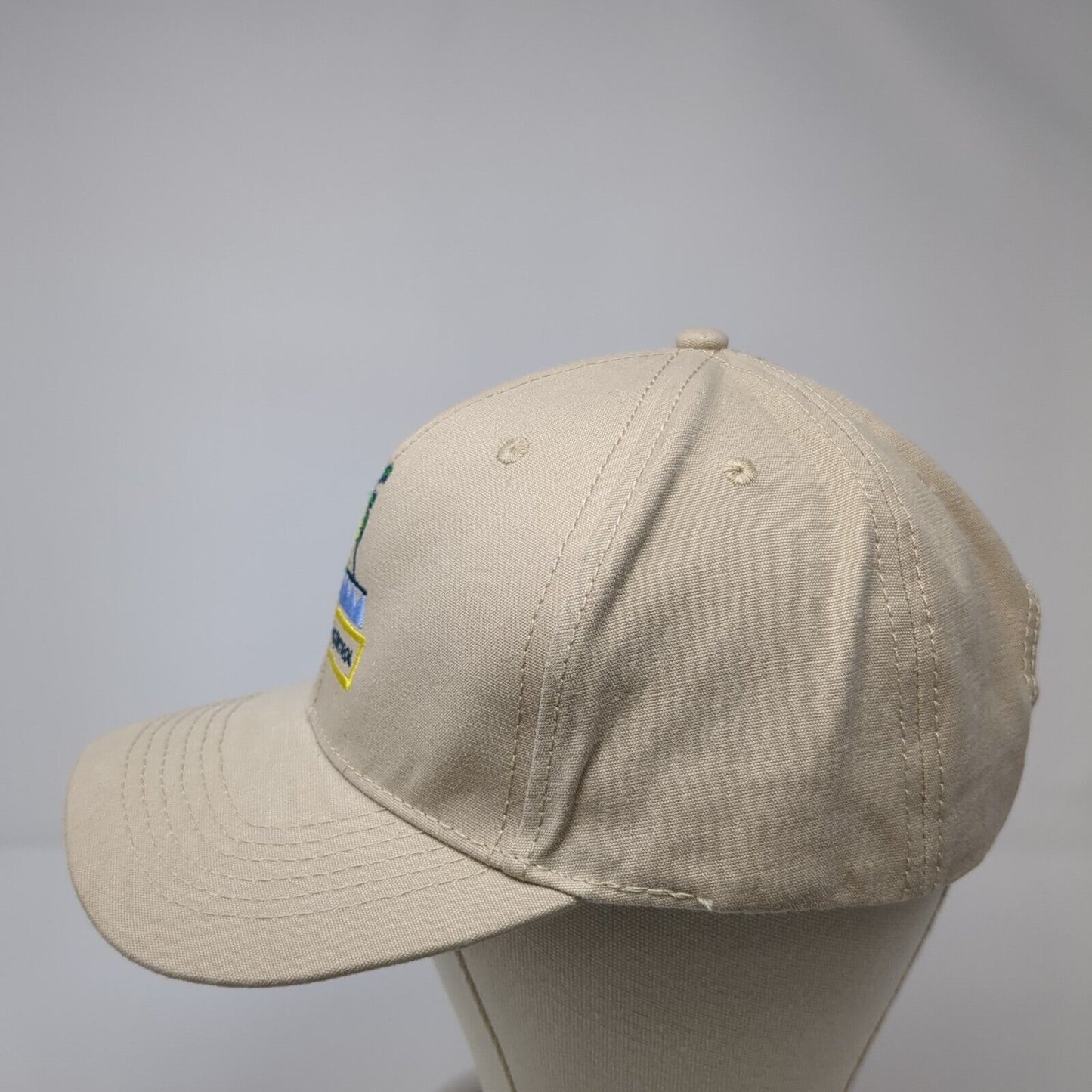 Aquatic Weed Control Slideback Baseball Cap Beige One Size Adjustable Hit Wear