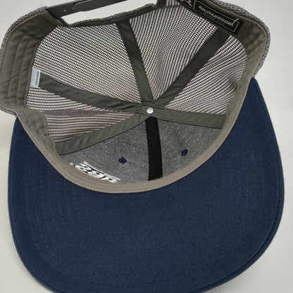 Richardson Trucker Hat Blue Gray One Size ABS Logo Mesh Snapback 112 Hat