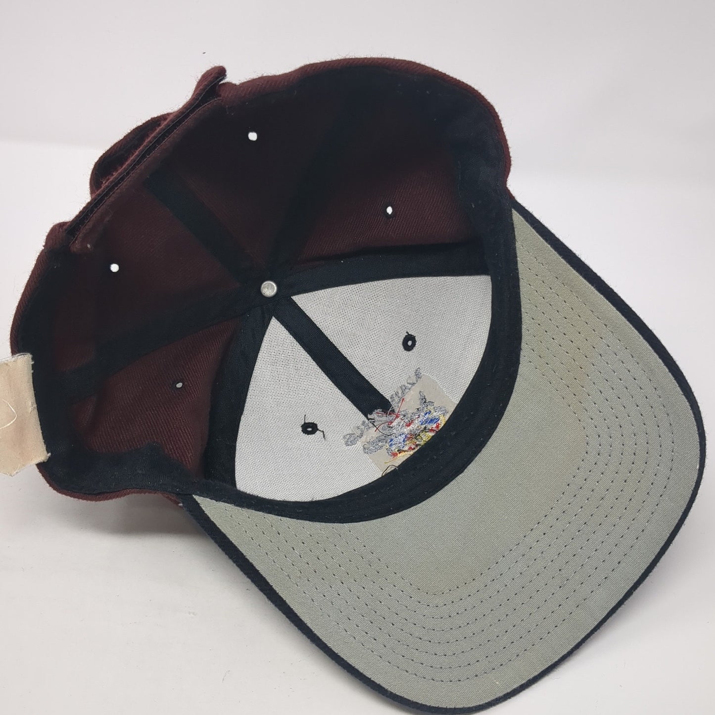 324th ERS Strapback Baseball Cap Red One Size Adjustable Embroidered Kee & Ed