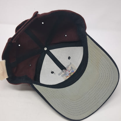 324th ERS Strapback Baseball Cap Red One Size Adjustable Embroidered Kee & Ed