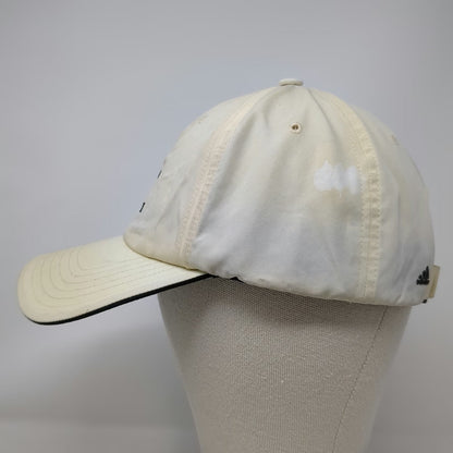 Adidas Baseball Cap Beige One Size Slideback Redhawk Logo Embroidery Golf Hat