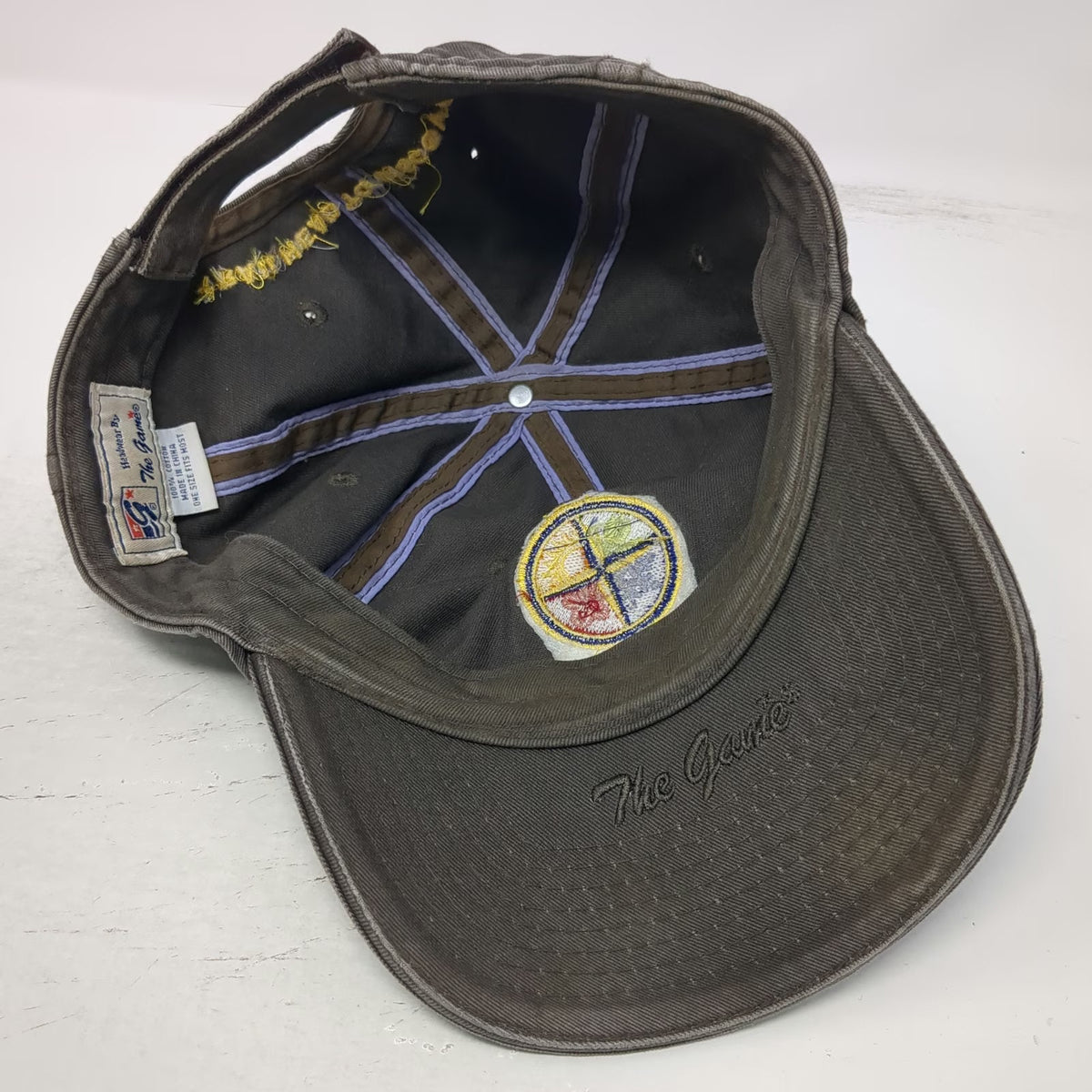 The Game Tamarack Resort Baseball Cap Brown One Size Trailhead to Discovery Hat