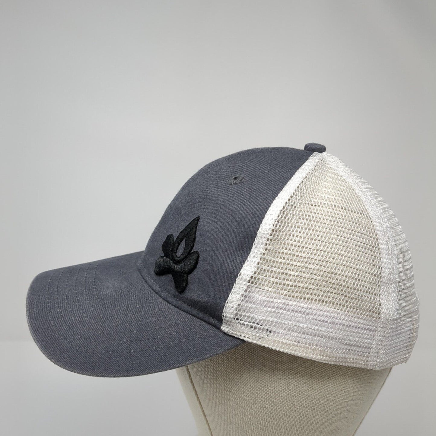 Camp Chef Snapback Mesh Back Trucker Hat Gray One Size Embroidered