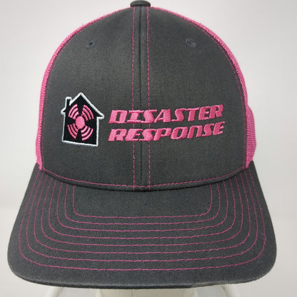 Richardson 112 Trucker Hat Black Pink One Size Disaster Response Mesh Snapback