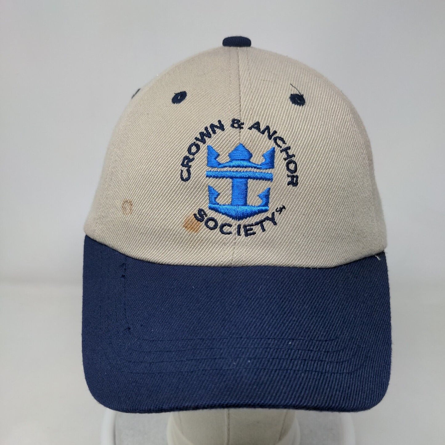 Crown & Anchor Society Slideback Hat Multi One Size Embroidered Colorblock