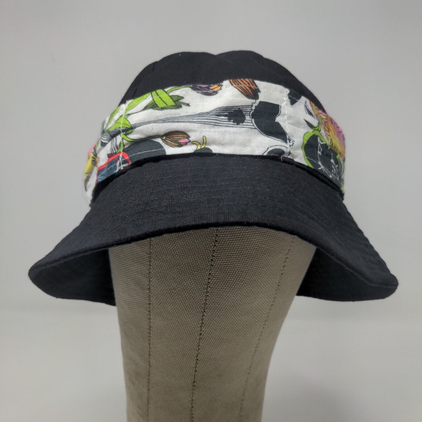 Sakroots Women's Bucket Hat Black Size OSFM 100% Cotton Bird Logo