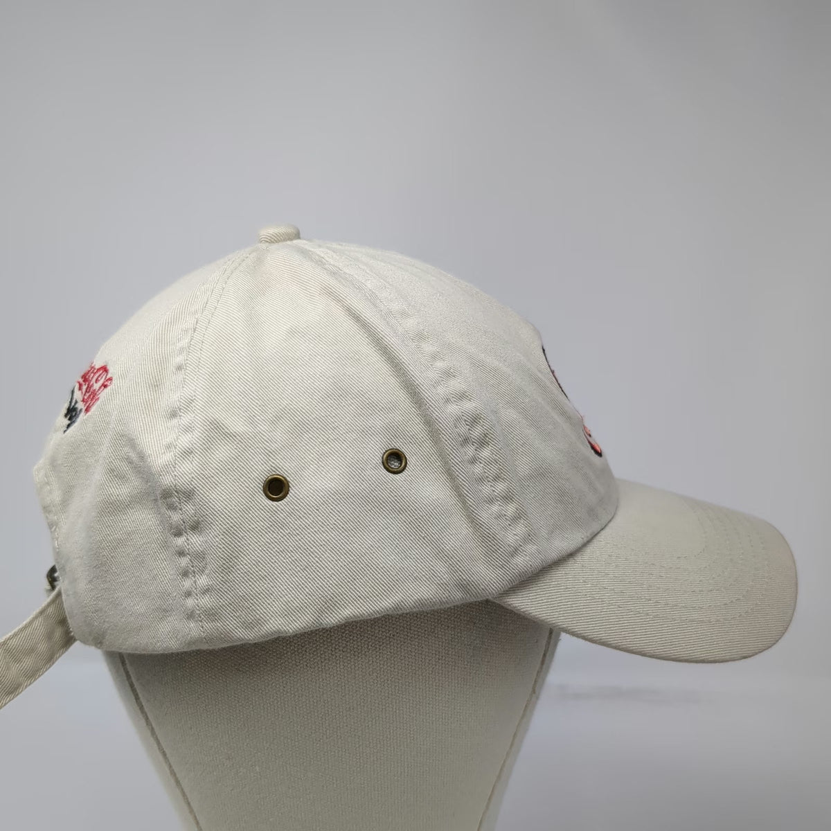 Baseball Cap Beige One Size Diet Coke Black Cherry Vanilla Hat Cotton Slideback