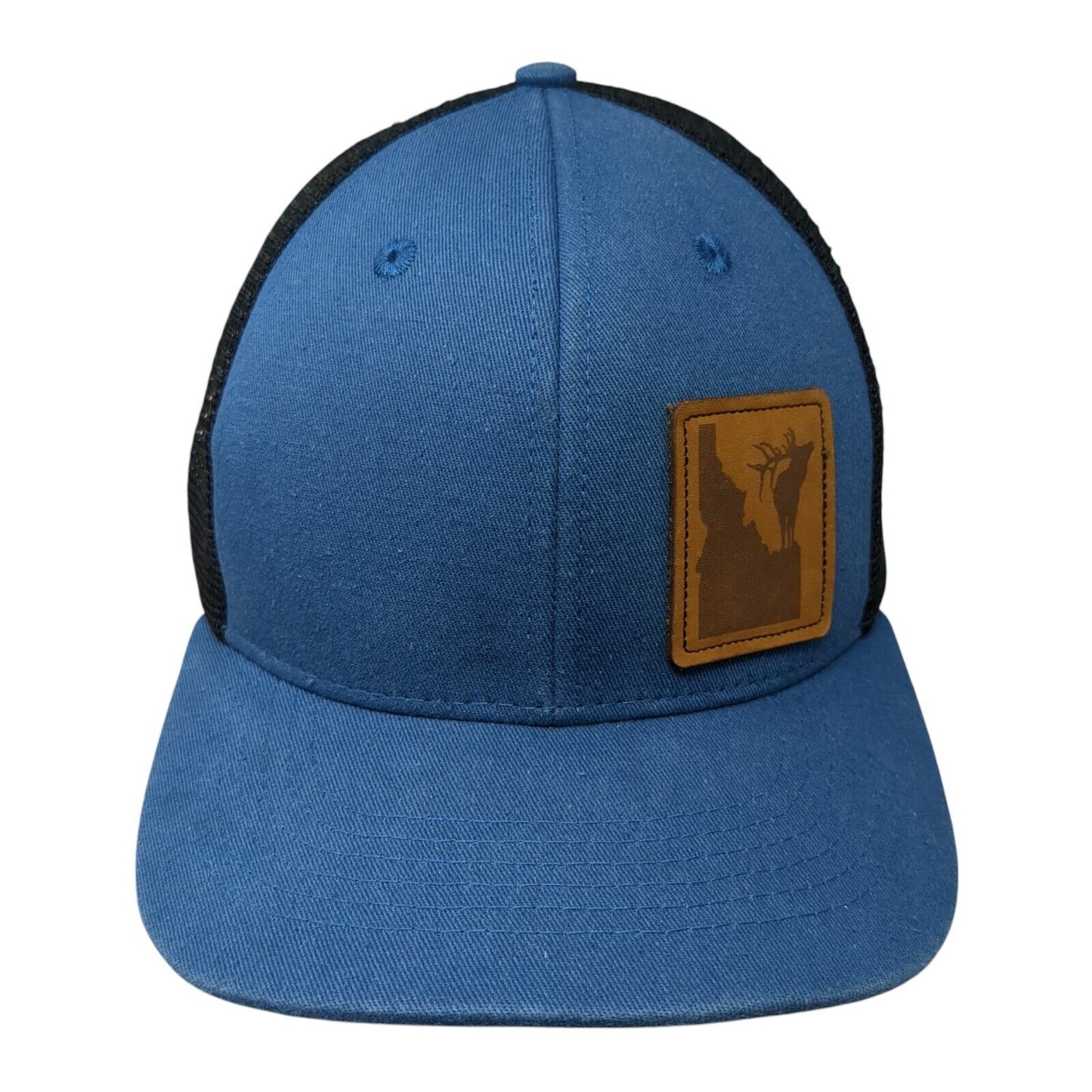 Idaho Snapback Trucker Hat Blue OS Adjustable Mesh Back Arcadian Outfitters