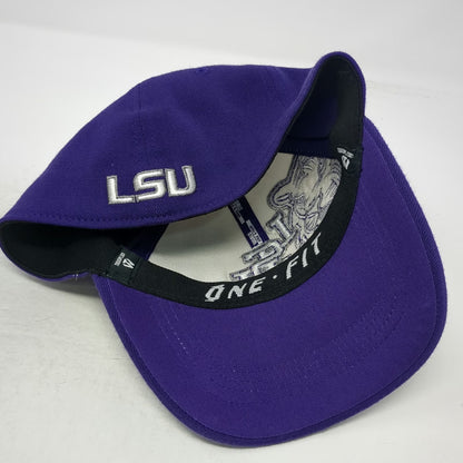 LSU Tigers NCAA Top of the World Cap Purple One Size Stretch Fit Two Tone Hat