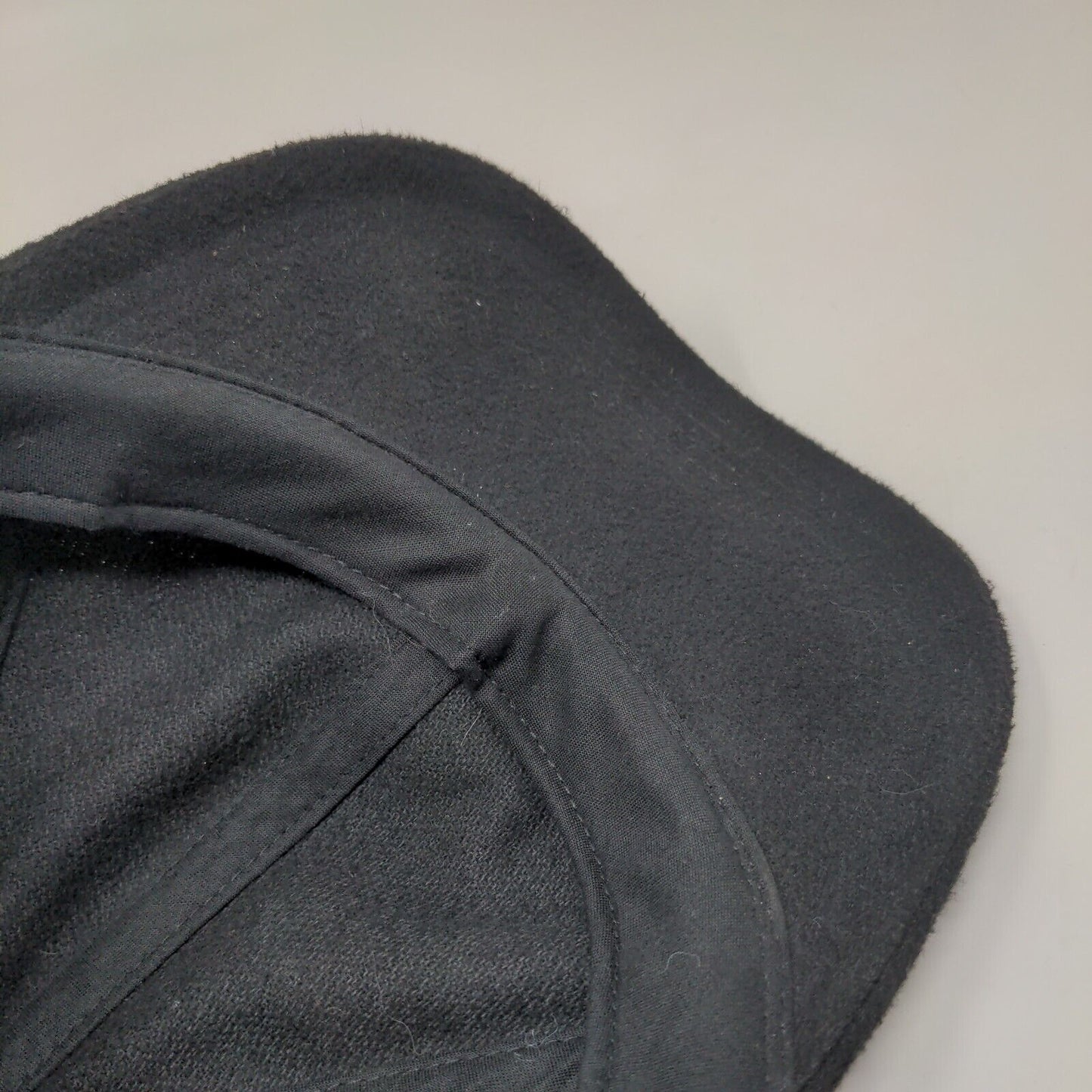 H&M Strapback Hat Solid Black XS/S Adjustable 6 Panel Blank Outdoor