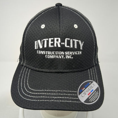 Cap America Baseball Cap Black One Size Inter-City Construction Hat Strapback