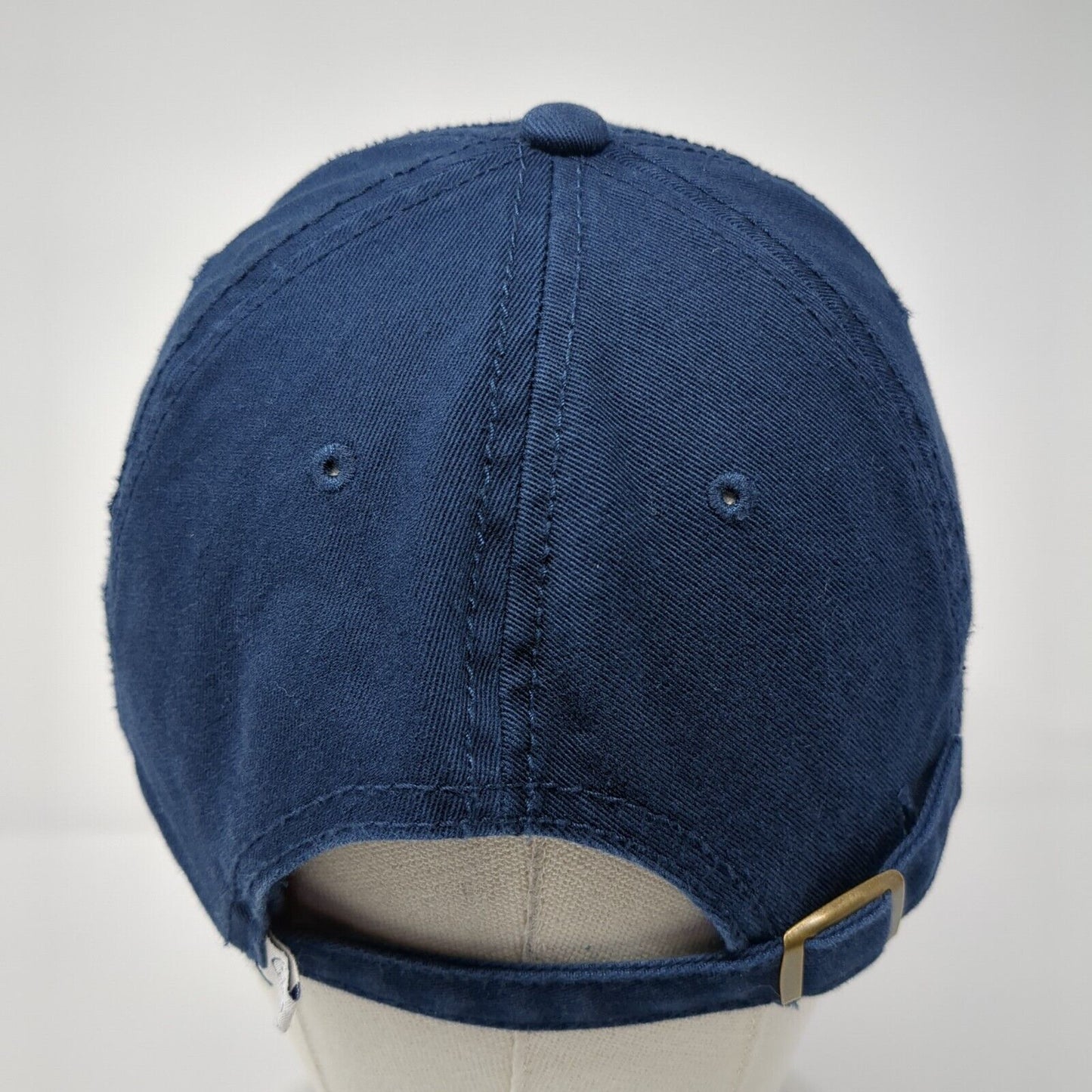 Life Is Good Slideback Hat Blue One Size Adjustable Embroidered Solid