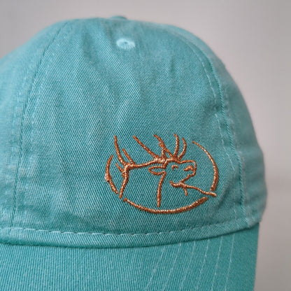 Outdoor Cap Women's Strapback Hat Blue One Size Ladies Fit RMEF Logo