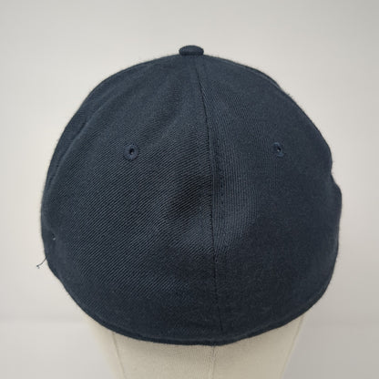 TF Fitted Baseball Cap Blue 7 3/8 Lightweight Embroidered The Game Pro