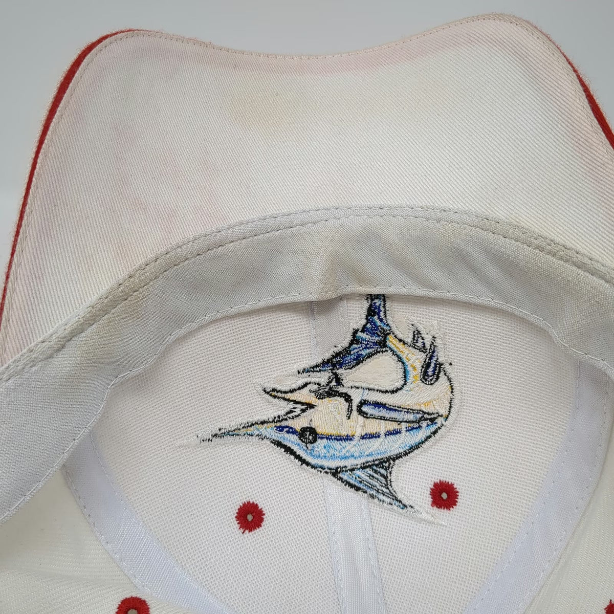 Ixtapa Zihuatanejo Marlin Fish White One Size Baseball Cap Hat Strapback Mexico