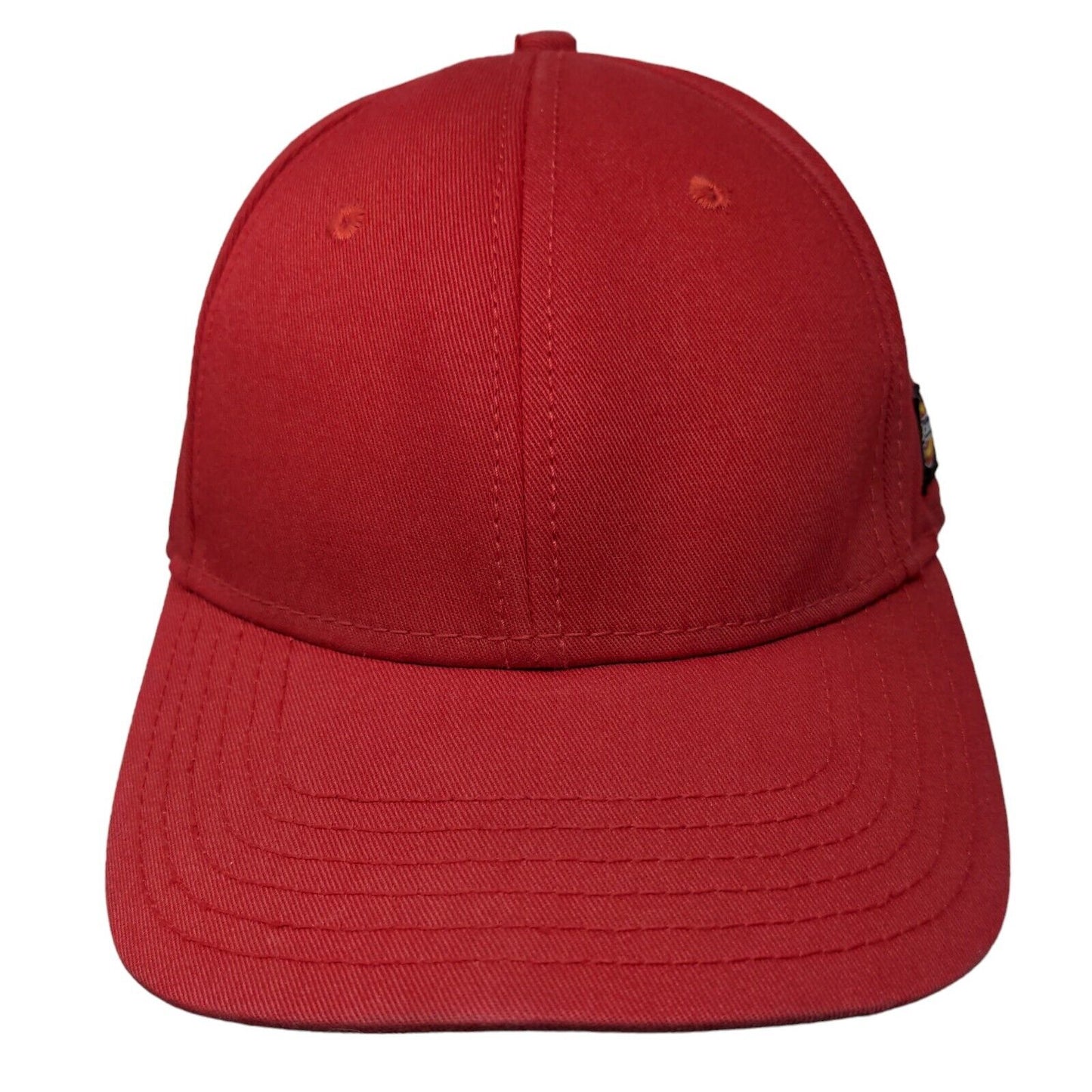 Dickies Strapback Hat Red OSFM Adjustable Outdoor 6 Panel Blank