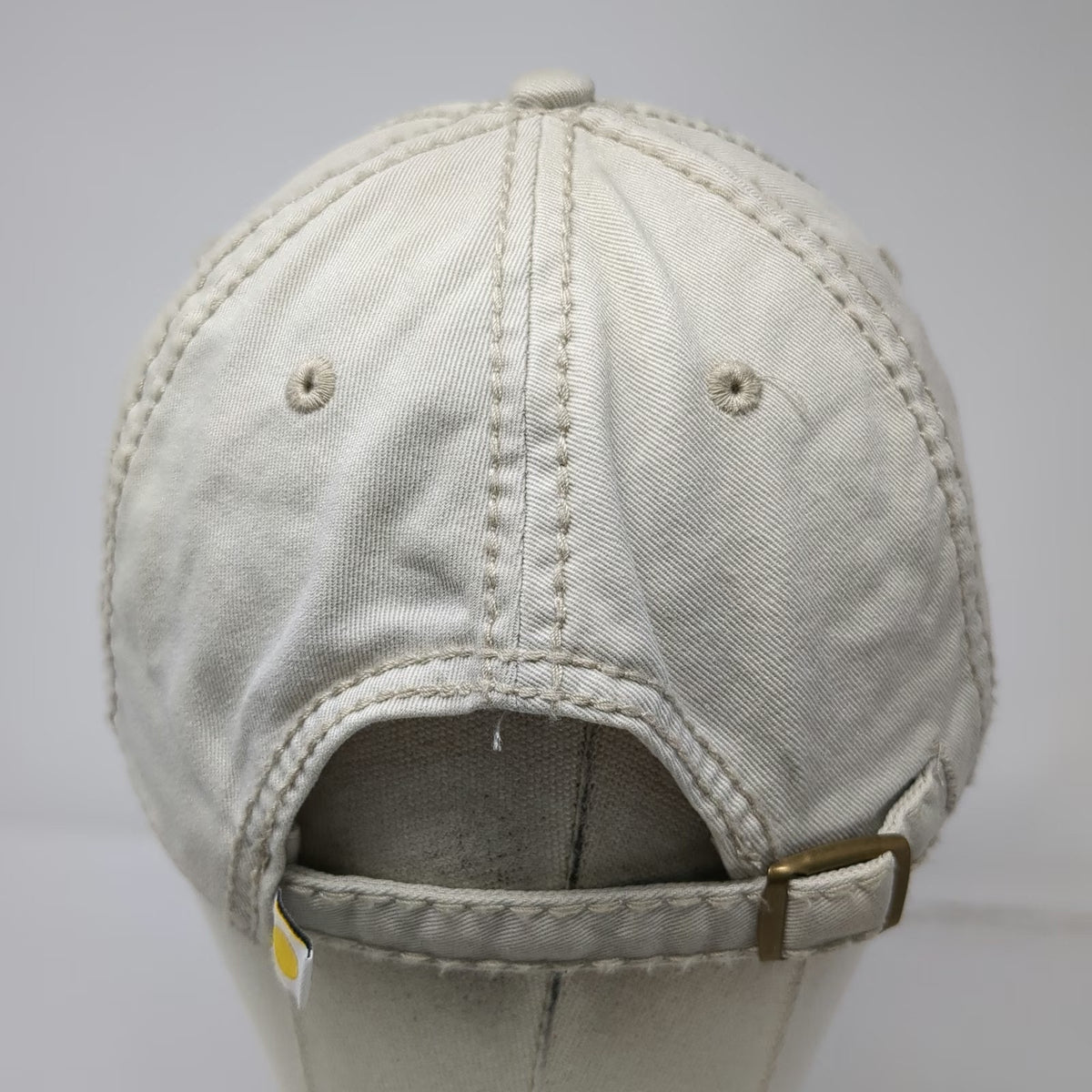 Life is Good Baseball Cap Beige One Size Adjustable Strapback Cotton Hat Quote