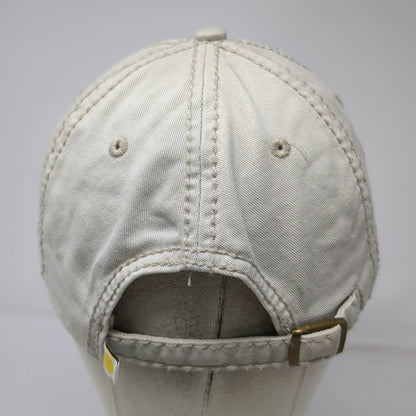 Life is Good Baseball Cap Beige One Size Adjustable Strapback Cotton Hat Quote