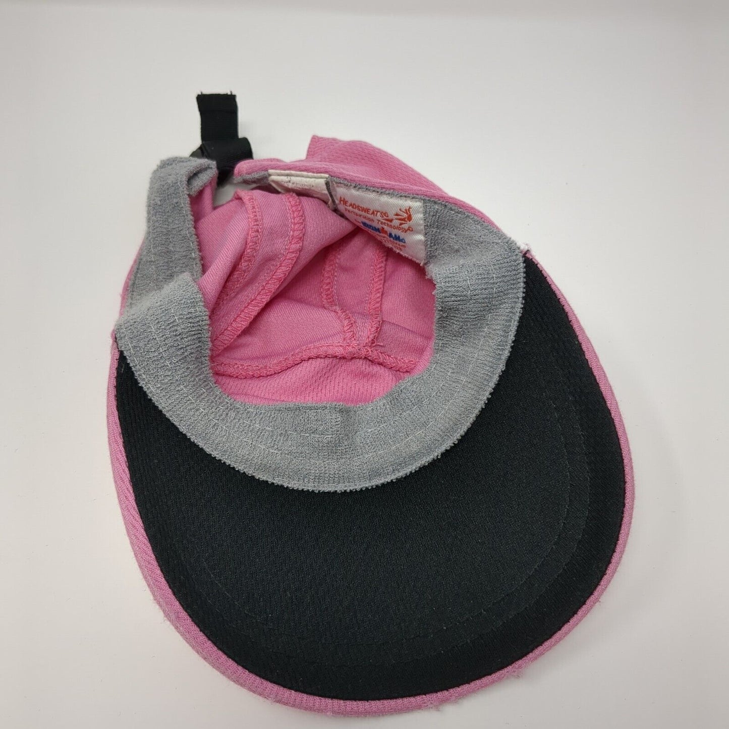 Headsweats 5 Panel Cap Pink One Size Adjustable Embroidered Breathable Blank