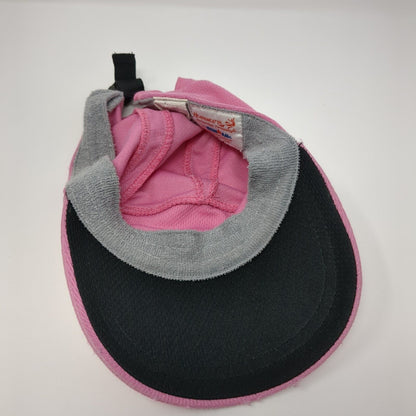 Headsweats 5 Panel Cap Pink One Size Adjustable Embroidered Breathable Blank