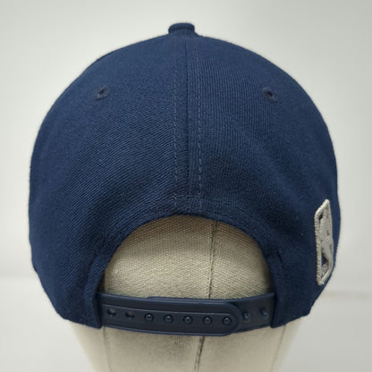 New Era Minnesota Timberwolves NBA Blue Snapback One Size Hat Flat Brim 9FIFTY