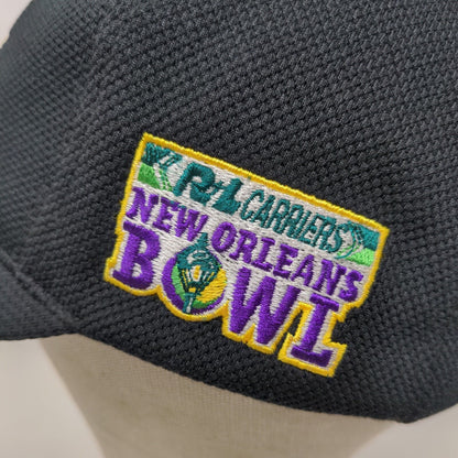 R+L Carriers Men's New Orleans Bowl Slideback Hat Black OSFM Embroidered Logo