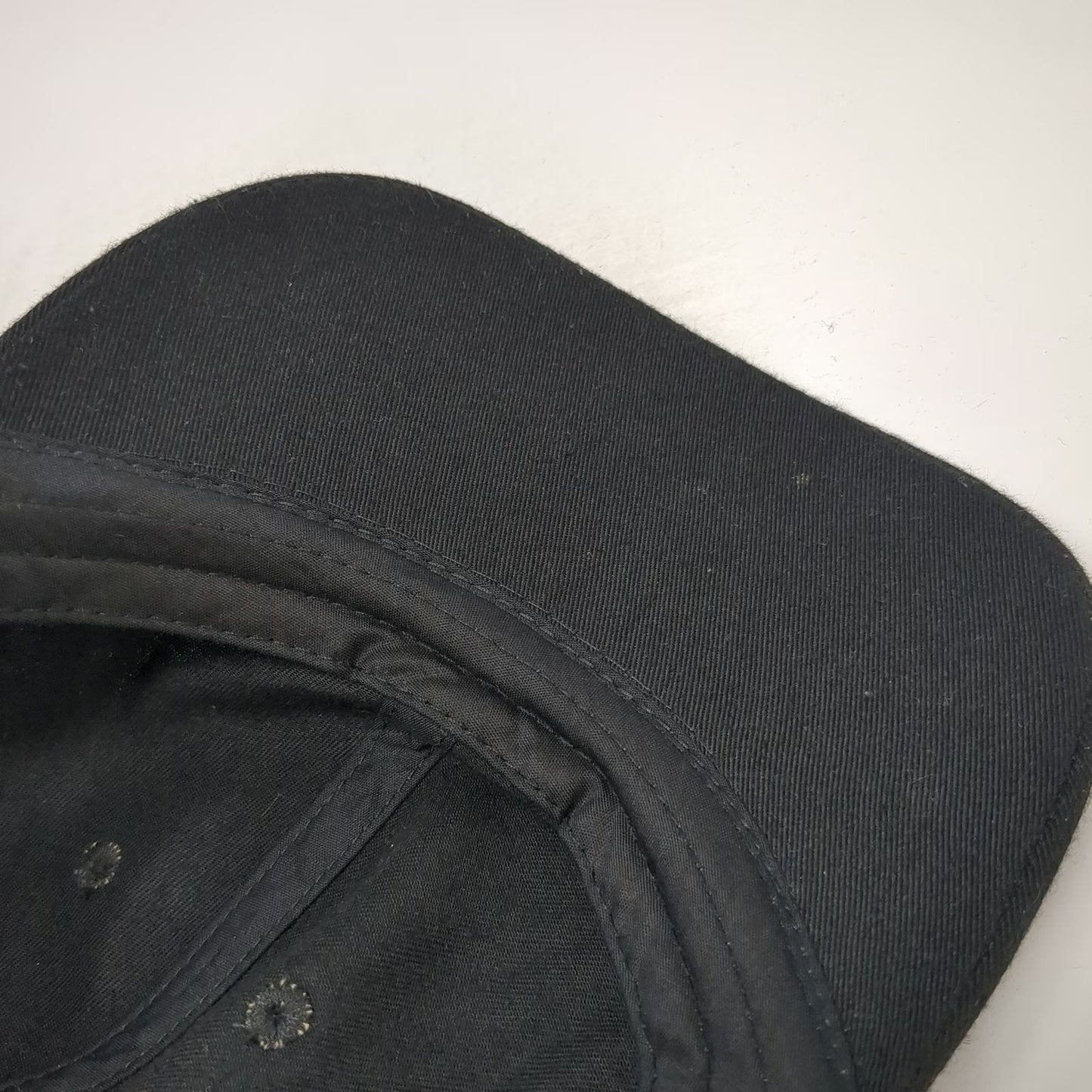 McDonald's Baseball Cap Black One Size Recycled Fabric Strapback Hat Yellow M