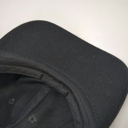 McDonald's Baseball Cap Black One Size Recycled Fabric Strapback Hat Yellow M
