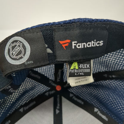 Florida Panthers NHL Fanatics Cap Blue XL Mesh Back Flex Fit Curved Brim Hat