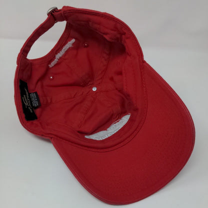 Team Realtree Slideback Hat Red OSFM Adjustable Embroidered 6 Panel