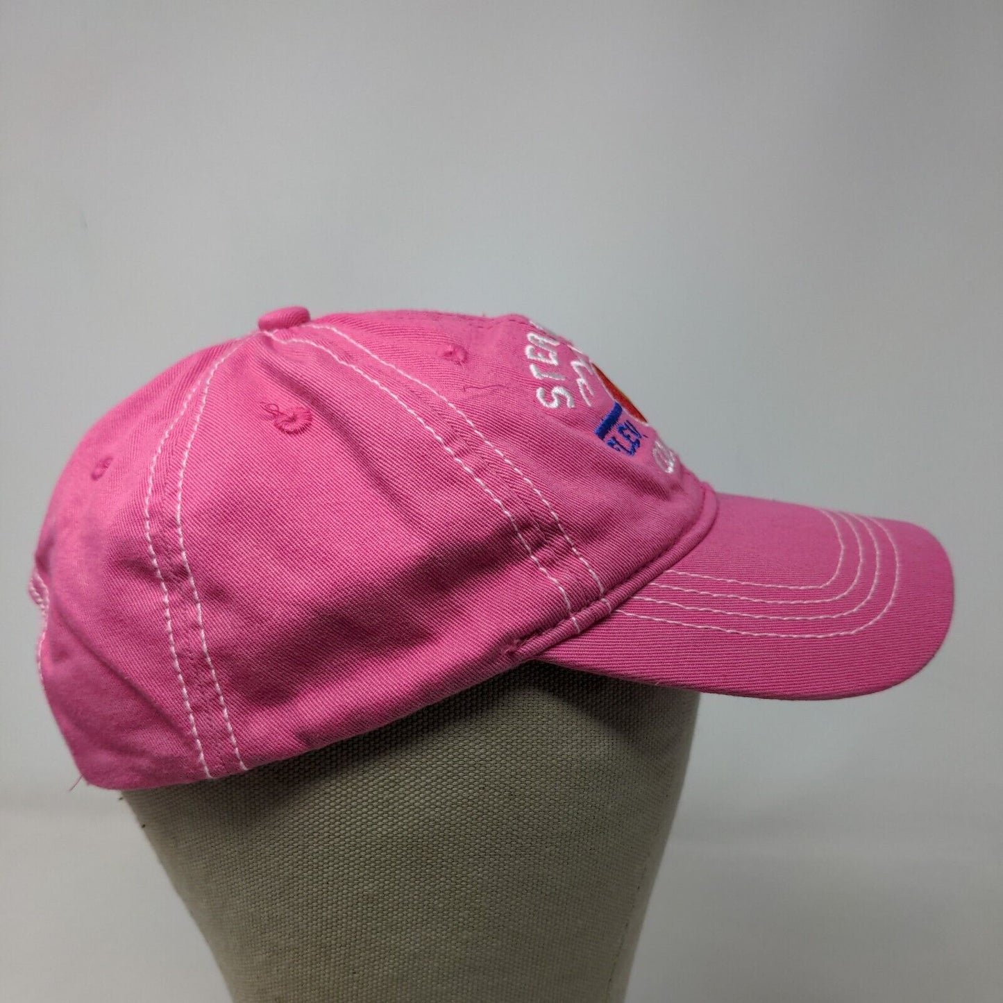 ACE USA Girls Snapback Hat Pink Adjustable Embroidered Steamboat Colorado Cotton