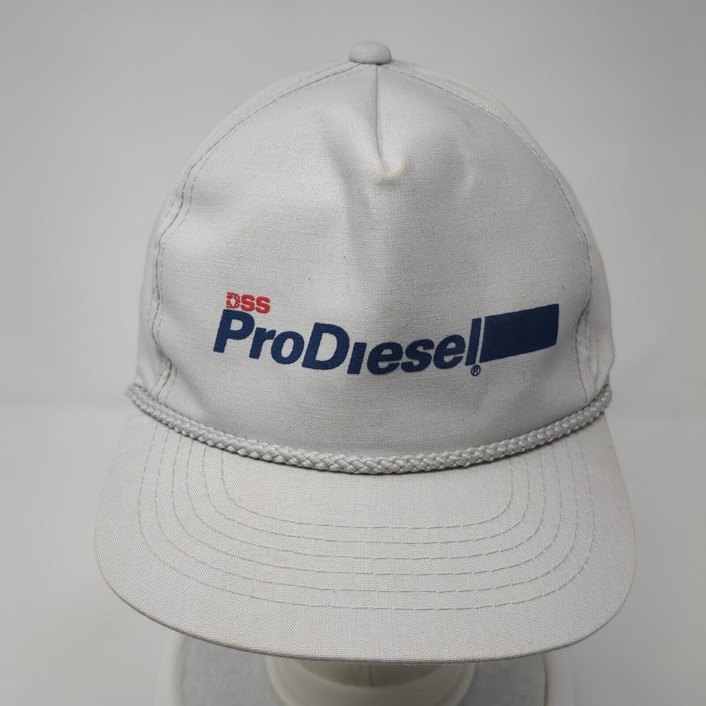 DSS Pro Diesel Snapback Rope Hat Gray One Size Solid Adjustable Outdoor