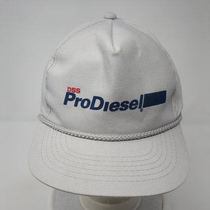 DSS Pro Diesel Snapback Rope Hat Gray One Size Solid Adjustable Outdoor