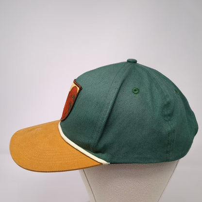 Sendero Zion National Park Green Snapback Hat One Size Topo Map Rope Adjustable