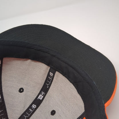 KTM Snapback Hat Orange One Size Adjustable Colorblock New Era 6 Panel